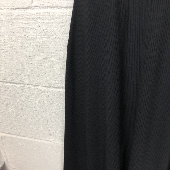 Reformation Womens Bettie Ribbed Spaghetti Strap Dress Size M Black Romantic - Picture 6 of 14